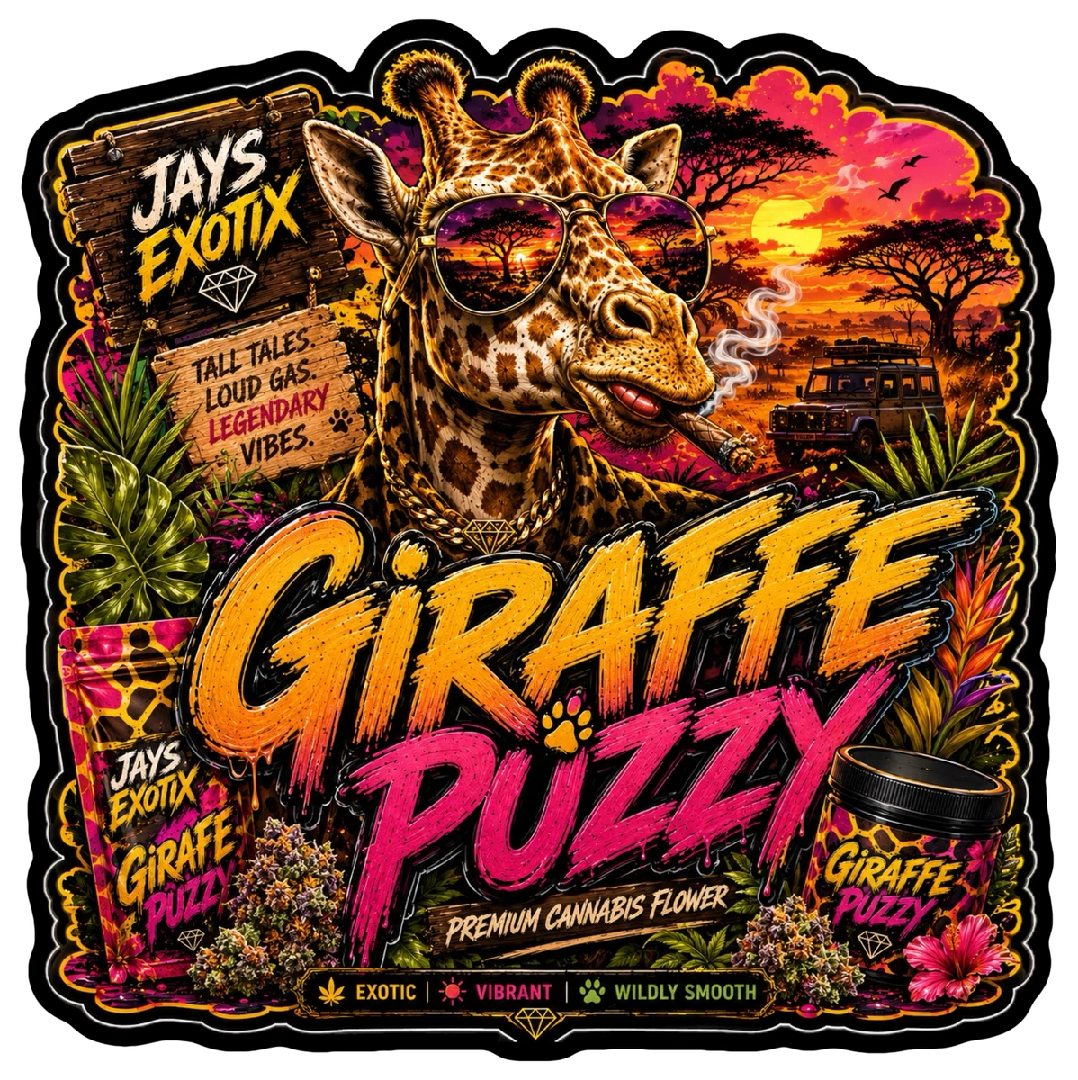 Giraffe Puzzy product artwork